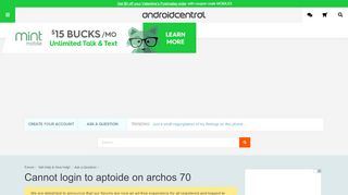 
                            12. Cannot login to aptoide on archos 70 - Android Forums at ...