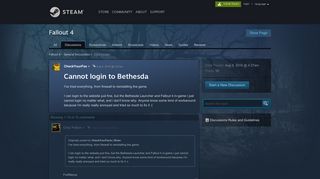 
                            4. Cannot login to Bethesda :: Fallout 4 General Discussions