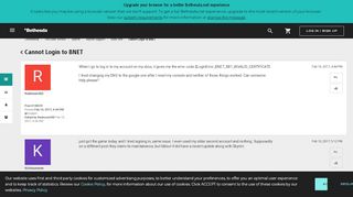 
                            6. Cannot Login to BNET - Bethesda