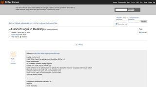 
                            8. Cannot Login to Desktop « SliTaz Forum