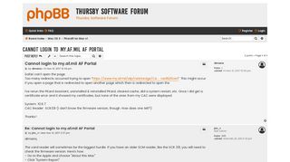 
                            13. Cannot login to my.af.mil AF Portal - Thursby Software Forum