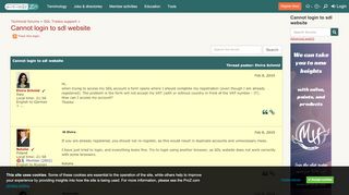 
                            12. Cannot login to sdl website (SDL Trados support) - ProZ.com