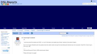 
                            4. Cannot login to webmail - Cogeco | DSLReports Forums
