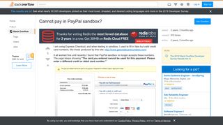 
                            4. Cannot pay in PayPal sandbox? - Stack Overflow