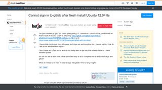 
                            9. Cannot sign in to gitlab after fresh install Ubuntu 12.04 lts ...
