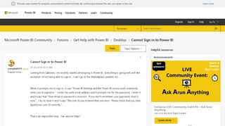 
                            4. Cannot Sign in to Power BI - Microsoft Power BI Community