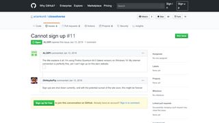 
                            8. Cannot sign up · Issue #11 · ariankordi/closedverse · GitHub