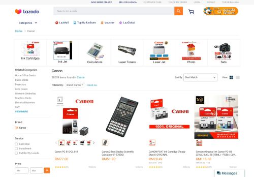 
                            11. Canon Camera & Accessories With Best In Malaysia - Lazada