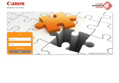 
                            2. Canon Customer Management Portal