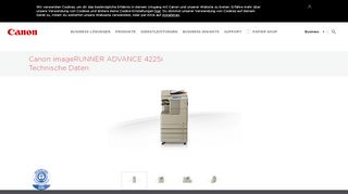 
                            5. Canon imageRUNNER ADVANCE 4225i -- Technische Daten ...