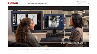 
                            8. Canon Learning Center | Education | Canon Medical Systems USA