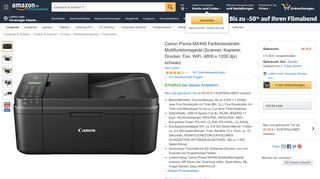 
                            13. Canon Pixma MX495 Farbtintenstrahl-Multifunktionsgerät: Amazon.de ...