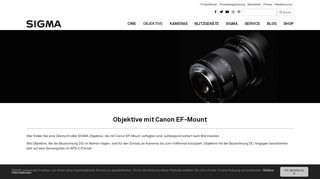 
                            13. Canon | SIGMA (Deutschland) GmbH