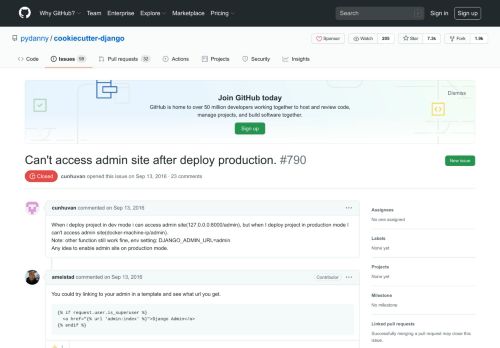 
                            4. Can't access admin site after deploy production. · Issue #790 ... - GitHub