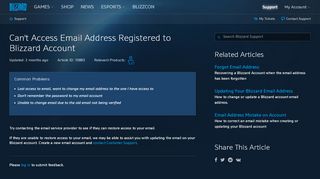 
                            9. Can't Access Email Address Registered to Blizzard Account - Blizzard ...