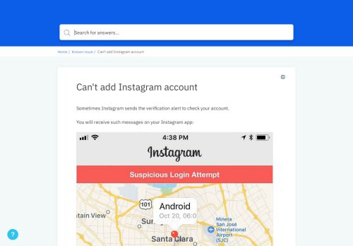 
                            4. Can't add Instagram account | Grum