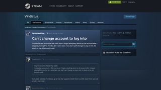 
                            2. Can't change account to log into :: Vindictus ... - Steam Community