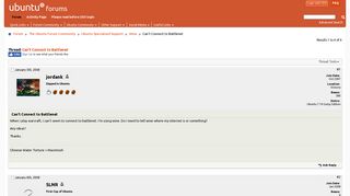 
                            11. Can't Connect to Battlenet - Ubuntu Forums