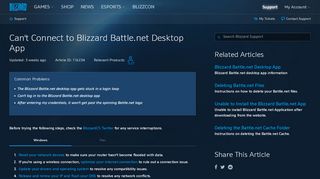 
                            7. Can't Connect to Blizzard Battle.net Desktop App - Blizzard Support