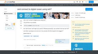 
                            7. cant connect to digital ocean using ssh? - Stack Overflow