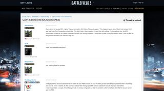 
                            6. Can't Connect to EA - Forums - Battlelog / Battlefield 3