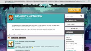 
                            3. Cant connect to game thru steam - WAKFU FORUM: Discussion forum ...