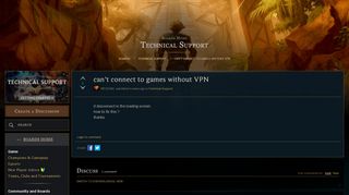 
                            4. can't connect to games without VPN - EUW boards - League of Legends