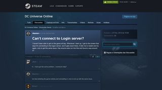 
                            6. Can't connect to Login server? :: DC Universe Online Discussões ...