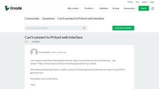 
                            7. Can't connect to Pritunl web interface | Linode Questions