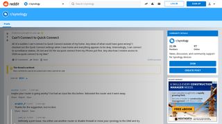 
                            12. Can't Connect to Quick Connect : synology - Reddit