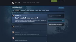 
                            9. Can't create Nexon account? :: Riders of Icarus General Discussions