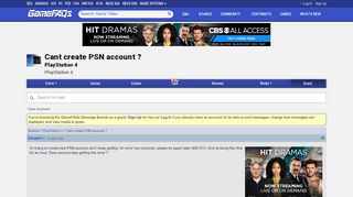 
                            8. Cant create PSN account ? - PlayStation 4 Message Board for ...