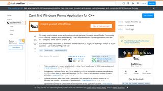 
                            7. Can't find Windows Forms Application for C++ - Stack Overflow