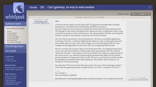 
                            3. Can't gateway, no way to reset modem - TPG - Whirlpool Forums