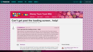 
                            3. Can't get past the loading screen.. help! | Disney Tsum Tsum Wiki ...