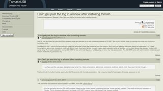 
                            5. Can't get past the log in window after installing tomato - TomatoUSB