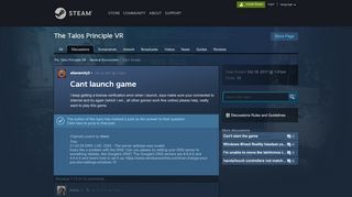 
                            2. Cant launch game :: The Talos Principle VR General Discussions