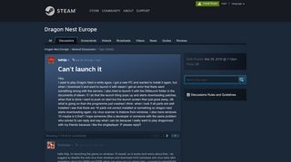 
                            5. Can't launch it :: Dragon Nest Europe General ... - Steam Community