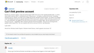 
                            13. Can't link preview account - Microsoft Community