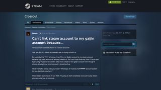 
                            6. Can't link steam account to my gaijin account because... :: Crossout ...