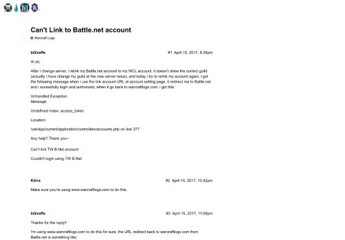 
                            7. Can't Link to Battle.net account - Warcraft Logs - Combat Log ...
