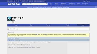 
                            11. Can't log in - Aion Message Board for PC - GameFAQs