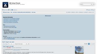 
                            1. Can't log in as user - MX Linux Forum