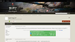 
                            2. Can't log in? - Gameplay - World of Tanks Blitz official forum