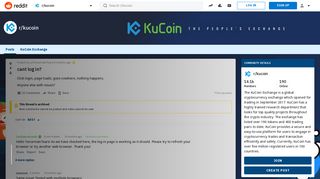 
                            12. cant log in? : kucoin - Reddit