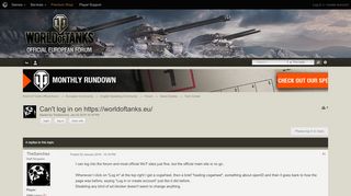 
                            8. Can't log in on https://worldoftanks.eu/ - Tech Corner - World of ...