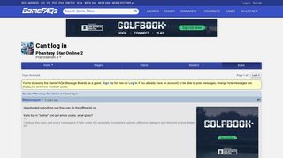 
                            3. Cant log in - Phantasy Star Online 2 Message Board for PlayStation ...