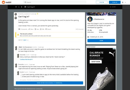 
                            7. Can't log in? : Shadowverse - Reddit