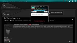 
                            4. Can't log in to Legion server | Freakz.ro