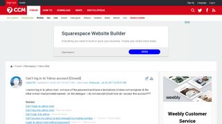 
                            6. Can't log in to Yahoo account - Ccm.net